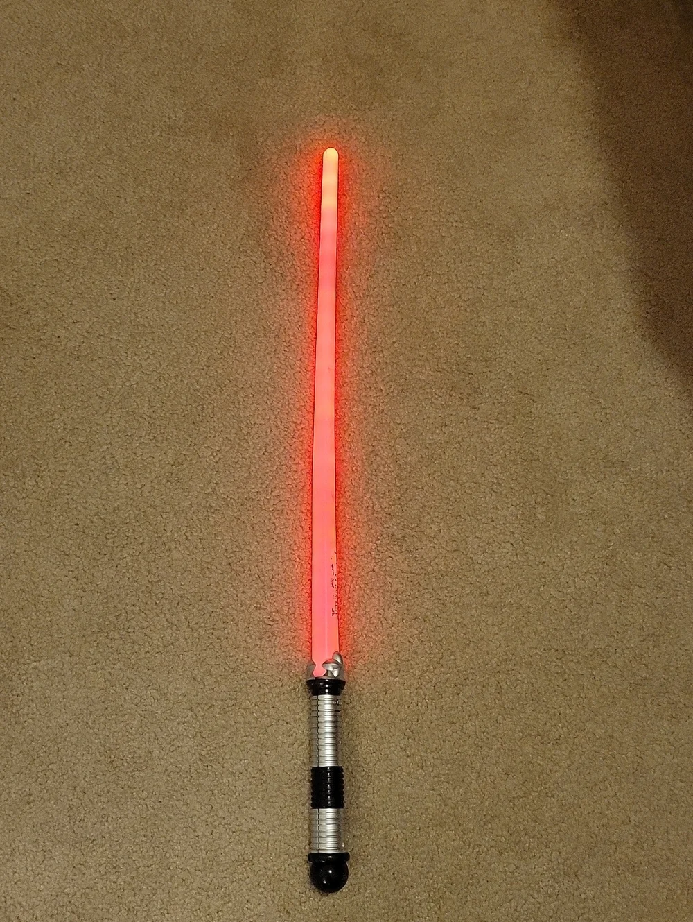 Light Saber Toy Star Wars Red Darth Vader Vintage Works